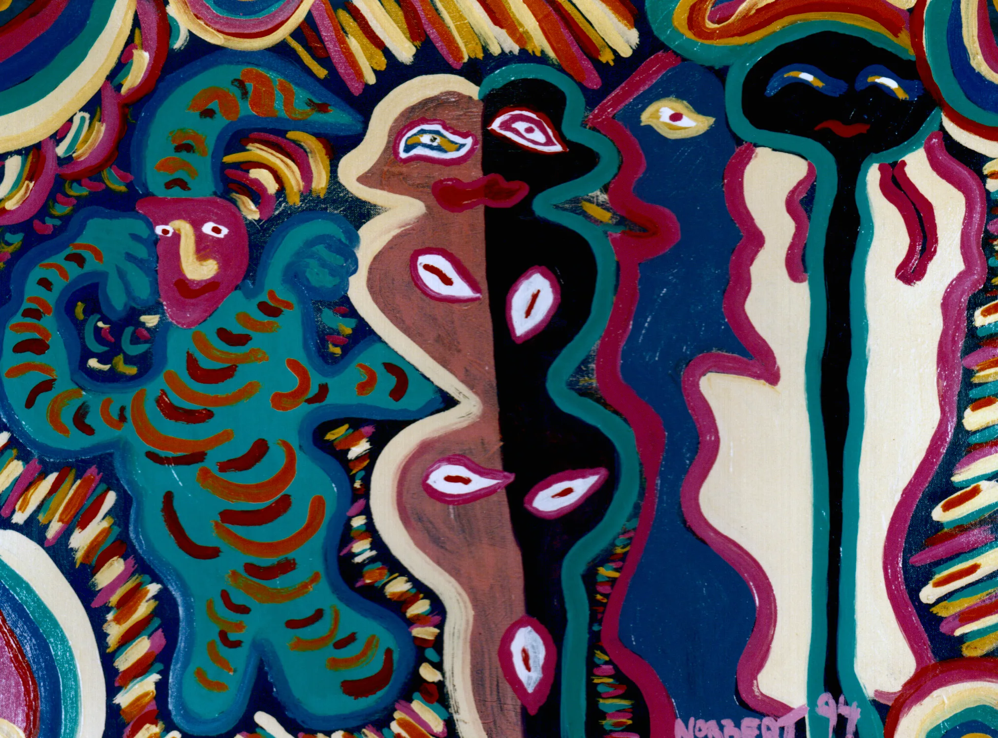 De voorstelling, 1994, 80x60 cm