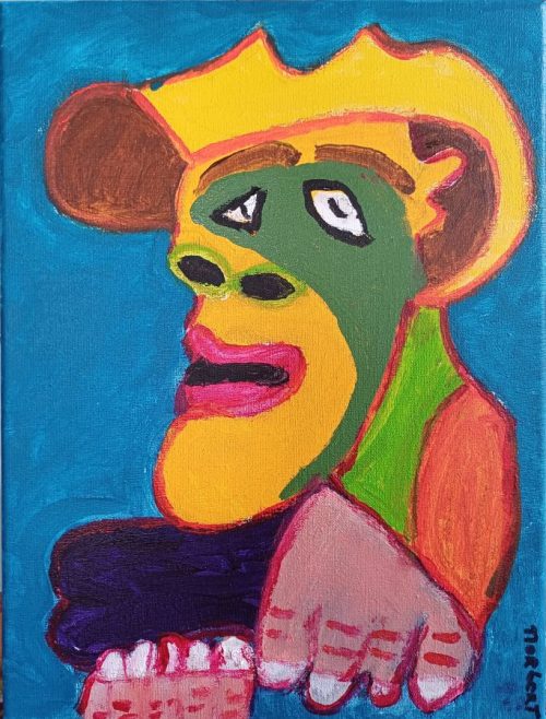 487 The Sailor 2024 30 x 40cm acryl